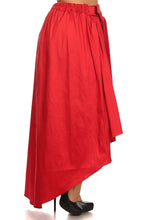 Load image into Gallery viewer, Holiday Red Maxi Skirt