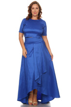 Load image into Gallery viewer, Royalty Royal Blue  Skirt Set