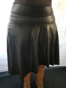 Faux Leather Skirt