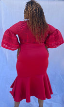 Load image into Gallery viewer, Turning Heads Red Dress