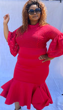 Load image into Gallery viewer, Turning Heads Red Dress