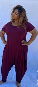 Short Sleeve  Over Sized Romper