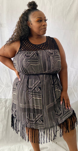 Casual Dress with tassels