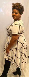Short Sleeve Hi-Low Dress/ Shirt