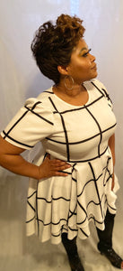 Short Sleeve Hi-Low Dress/ Shirt
