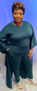 Holiday Wear Two Piece Pant Suit