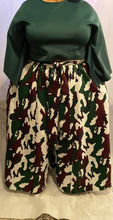 Load image into Gallery viewer, Army Fatique  Palazoo Pants