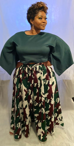 Army Fatique  Palazoo Pants